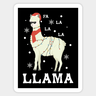 Fa La La La Llama Sticker